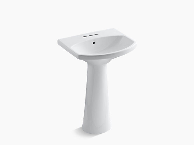 K 2362 4 Cimarron Pedestal Sink With 4 Inch Centers Kohler